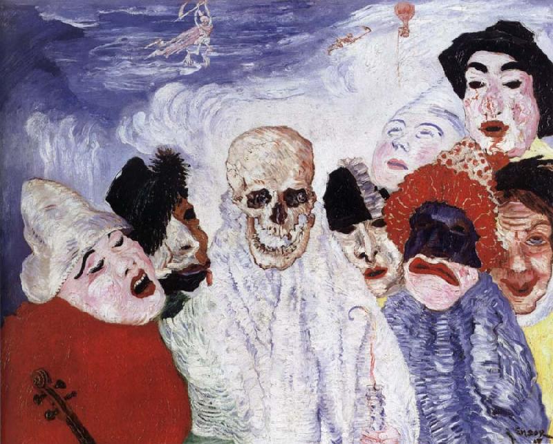 James Ensor Death and the Masks France oil painting art